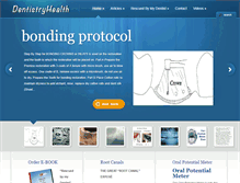 Tablet Screenshot of dentistryhealth.com